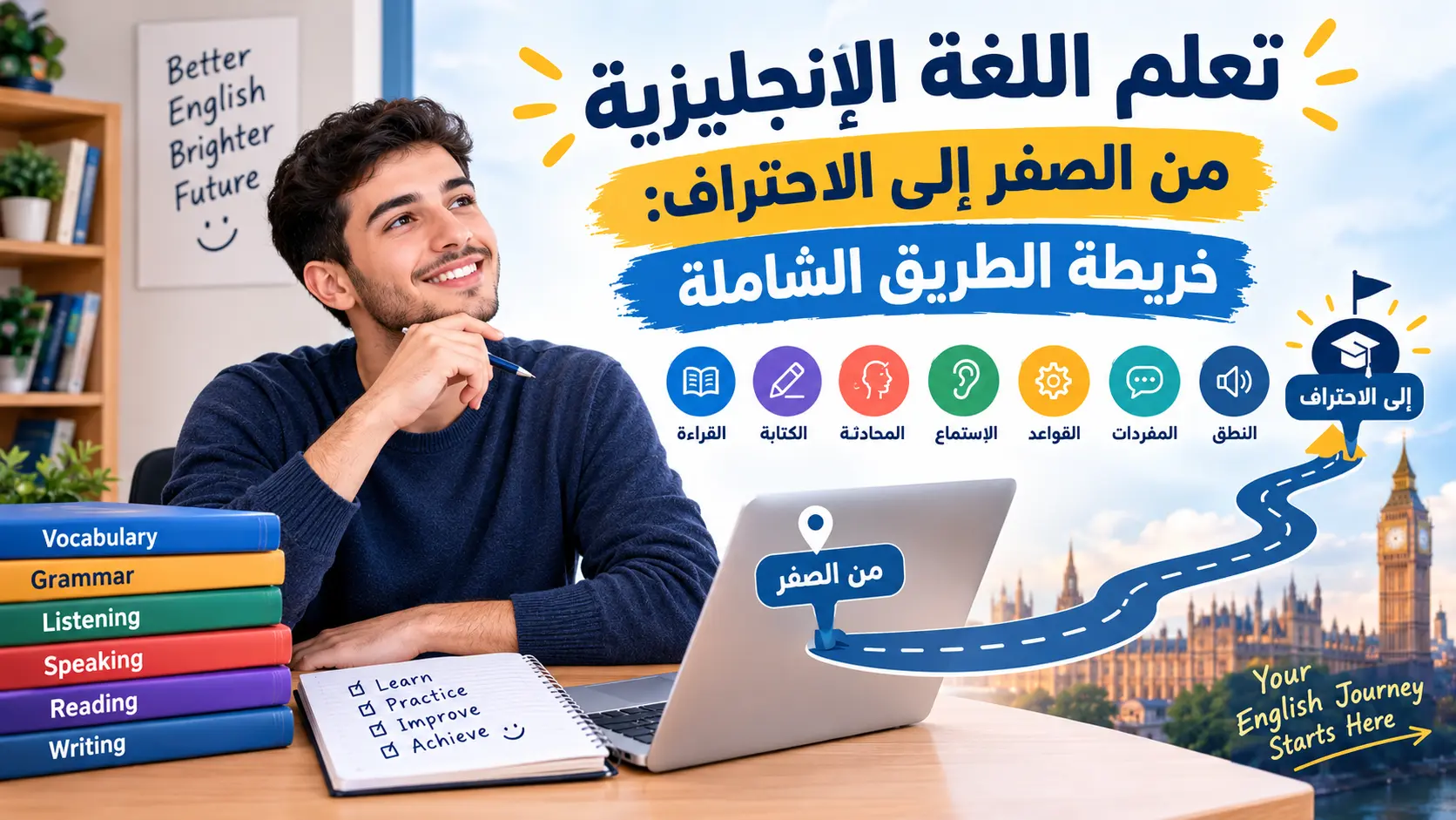 تعلم اللغة الانجليزية